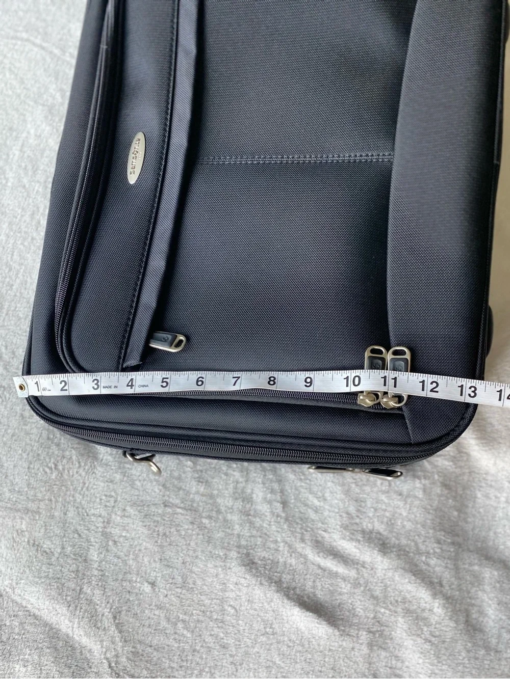 Samsonite Laptop Case Black Soft Shoulder Bag Travel Briefcase Carry on